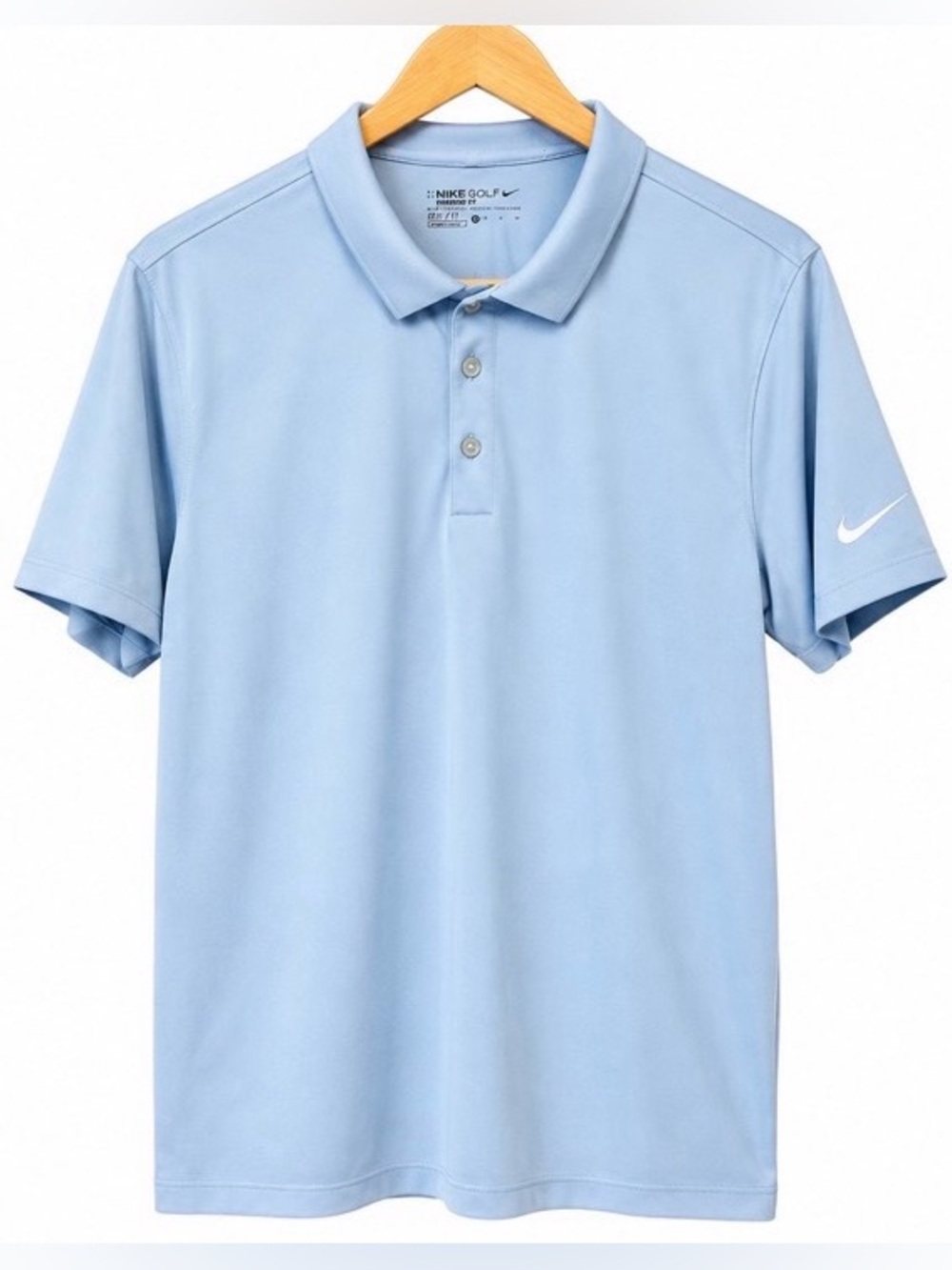 Nike Pro Golf Men’s Light Blue Dri-FIT Polo